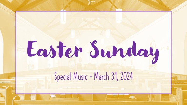 Easter Sunday Special Music Title Slide