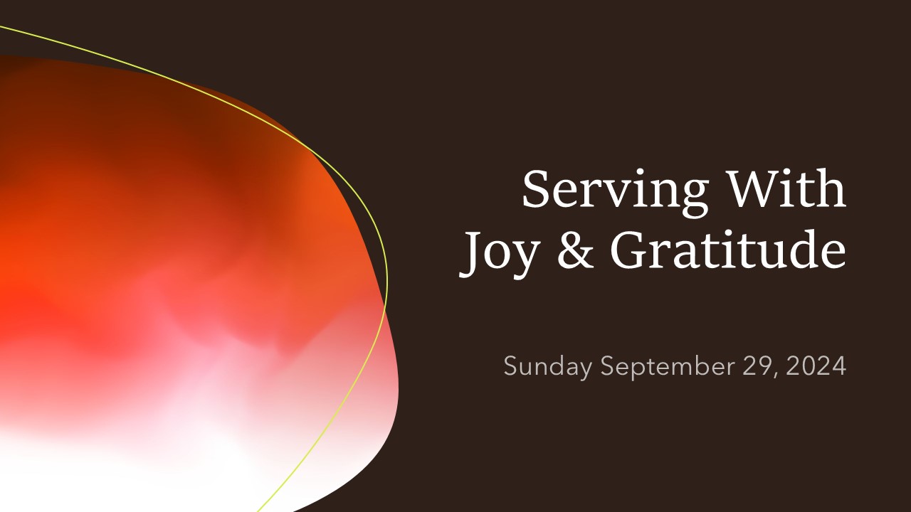 Sermon Title Slide – Sept 29 2024