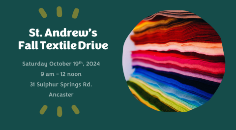 St. Andrew’s Fall Textile Drive image Oct 2024