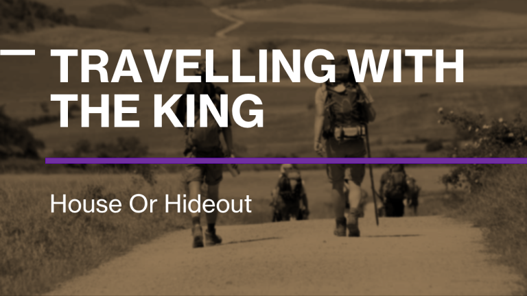 Travelling with the king sermon title image for website Mar 24 2024